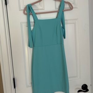 Turquoise Mini Dress